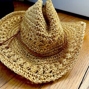 Stylish Tan Straw Hat